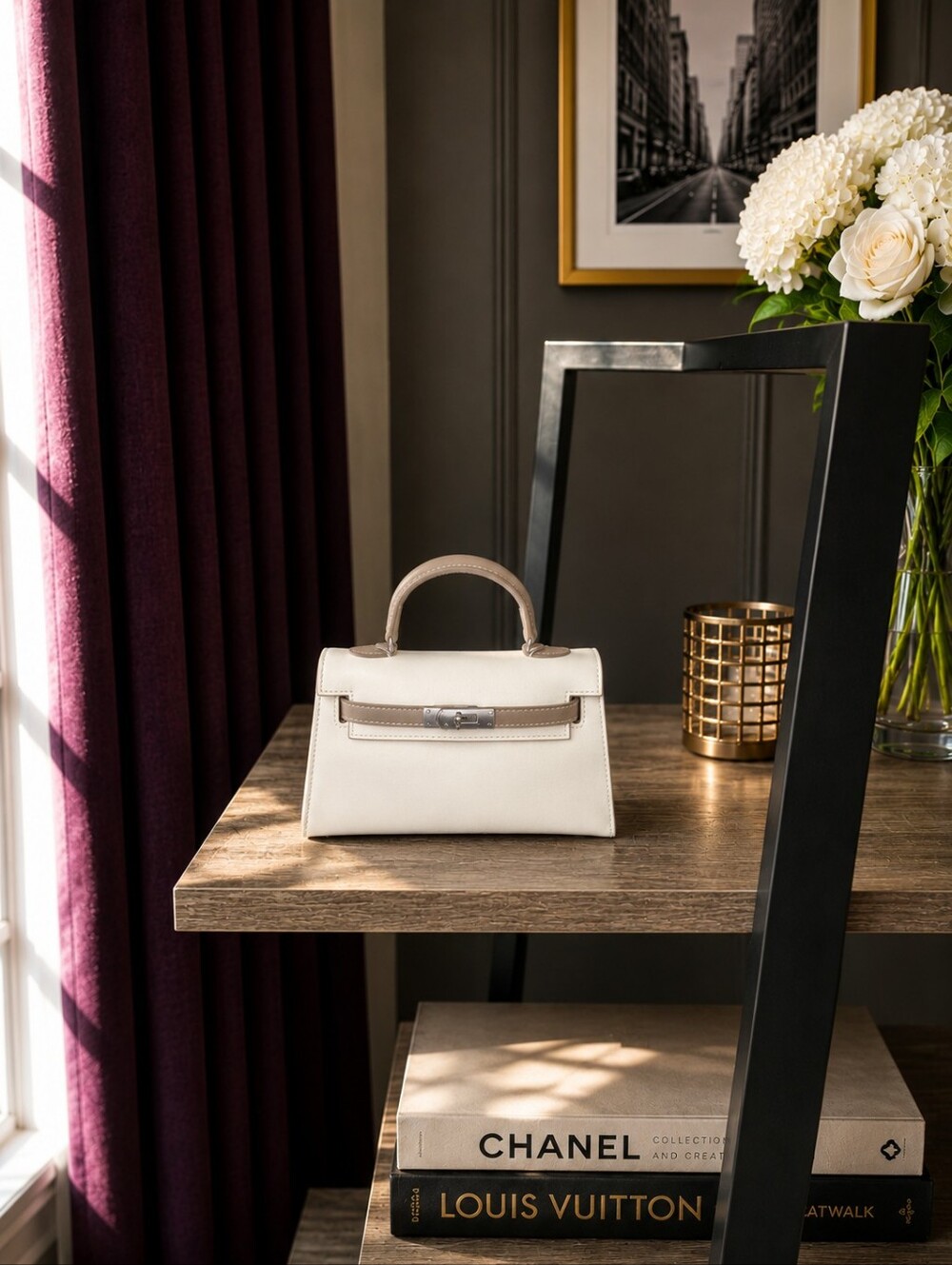 MK2 Style with Silver Tone Hardware